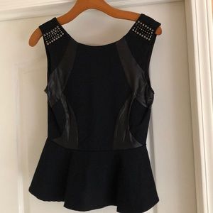 Peplum tank top